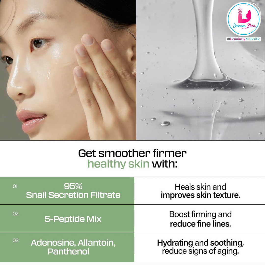 JUMISO Snail Mucin 95 + Peptide Facial Essence [140ml]